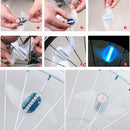 Folding Road Bike Bicycle Cycling Wheel Spoke Wire Tyre LED Flash Light for MTB