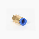 5x Brass Female 12.7mm ID 1/4" NPT Thread Fitting Connector Pneumatic Joint