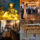 30 LED Solar Ball Light String Outdoor Wedding Decor Garland Fairy Lamp