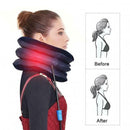 3-Layer Inflatable Neck Traction Pillow Cervical Neck Traction Device Adjustable