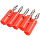 4mm 10pcs Banana Plugs and 10pcs Banana Sockets (Black and Red) Jack Connec