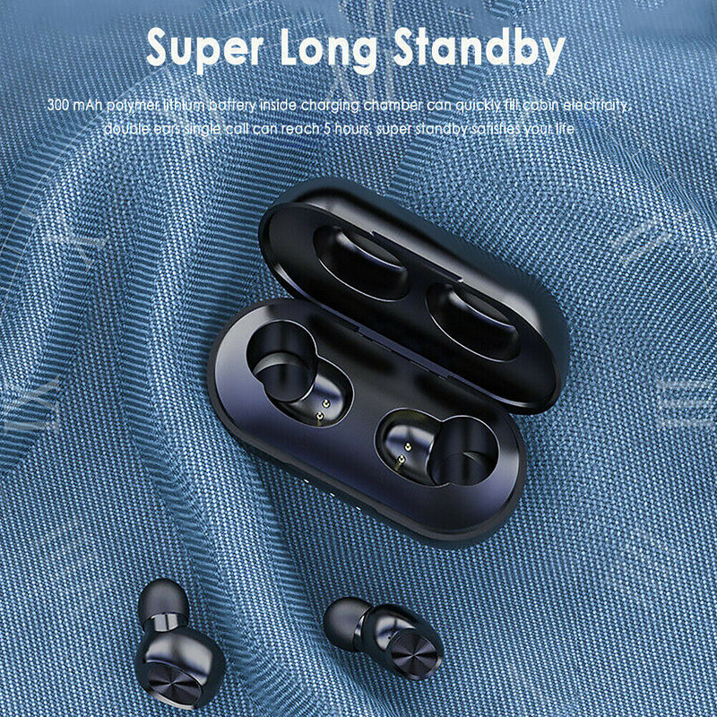 B5 Wireless Bluetooth Touch Headset Sport Running In-ear Music Calling Headphone