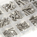 440pcs DIY Tool Stainless Steel Assortment Bolts Nuts Set Button Head