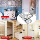 90 Degree Stainless Steel Sliding Door Lock Cabinet Latch Catch Clasp (A) A