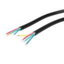 LED Strips 4 Pin Waterproof Power Connector Cable Black