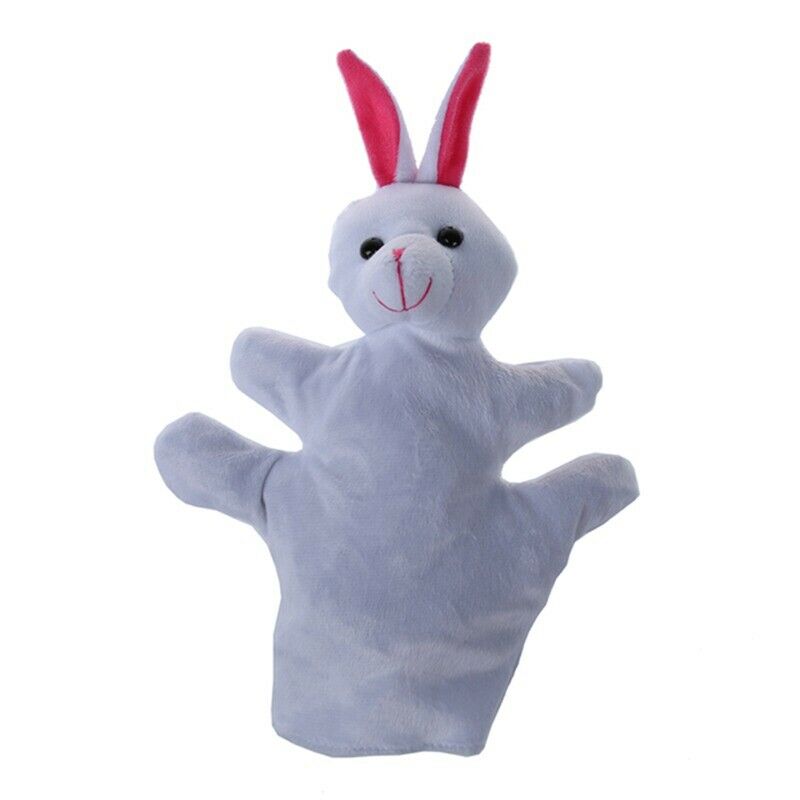 Cute Baby Child Zoo Farm Animal Hand Sock Glove Puppet Finger Sack Plush To R1G3
