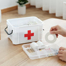 Plastic Multi-layer Medicine Chest Emergency Kit First Aid Drug Storage Box