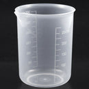 Clear White Plastic 250mL Measuring Cup Beaker for Flour Liquid