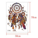 Removable Cartoon Dream Catcher Wall Stickers Waterproof Home Decor Decals