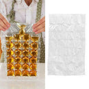 10pcs Clear Disposable Bag Ice Cube Bags Fridge Freezer Plastic Cubes Maker C2I1