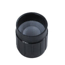 17mm x 16mm Plastic Potentiometer Control Volume Rotary Knob Cap Black