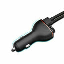 B300 3 4A Bluetooth 4.2 Handsfree Calling FM Transmitter Black Car USB Char R1U8