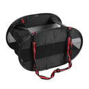 Back Net Tote Organizer Bag Holder Pocket Storage w/ Handles Strap Black