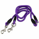 Nylon Duplex Double Coupler Twin Lead Two Way Two Pet Dogs Walking Leash Sa