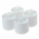 4Pcs Flameless Flickering LED Candle Light Tealight Decorative Light--Batte