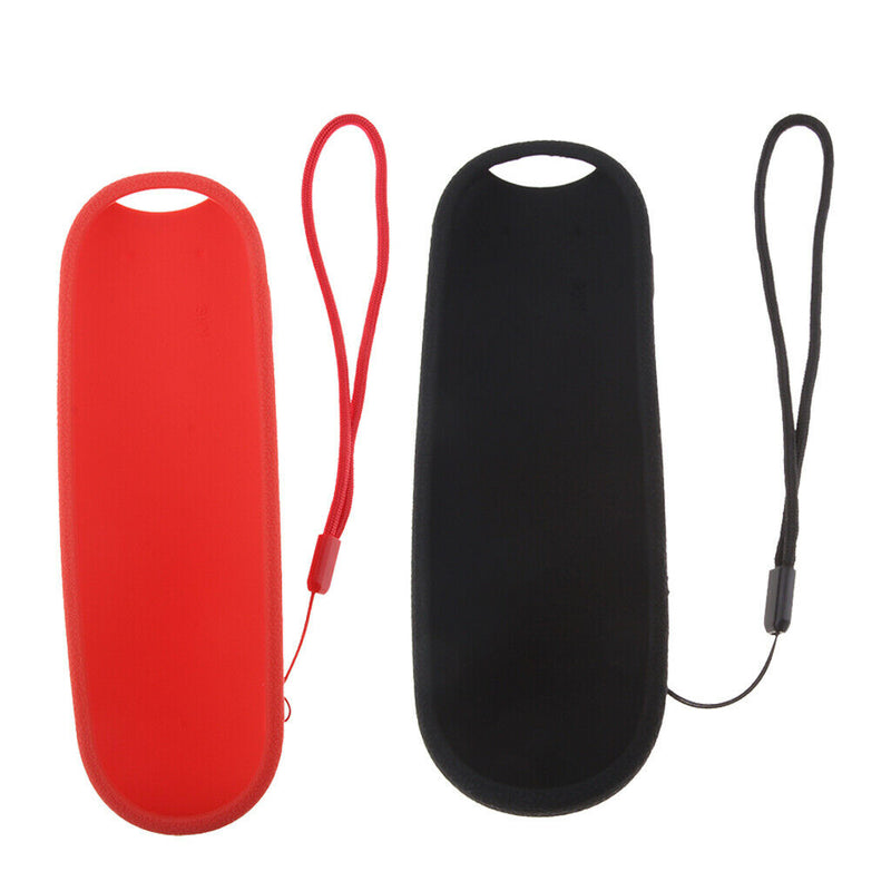 2 Piece Silicone Case Cover Skin for Sky Q Touch Remote Controller Black+Red