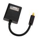 1 in 2 Out Toslink Digital Optical Audio Y-Splitter Connector Fiber Optic