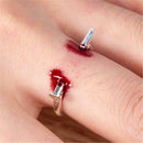 Fashion Women Men Geometric Open Knuckle Finger Rings Halloween Jewelry