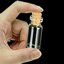 8x Glass Vial Bottles With Cork Crafts Mini Bottle Small Vase-22x50mm-Jewel F4H6