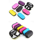 Electronic Accessories Organizer Earbuds/Adapter/Cable Storage Case Black