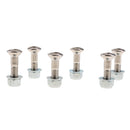 6Pcs Stainless Steel Rear Sprocket Bolts For Motorcycle Motobike