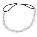 Fashion Women's Artificial Crystal Rhinestone Clover Head wrap Headband Hai