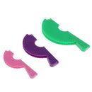 3Pc Fan Shape Pompom Maker Fluff Ball Weaver Needle Craft Knitting Loom Tool