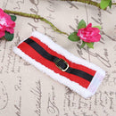 4pcs Christmas Belt Buckle Napkin Ring Tableware Dinner Santa Claus Cover