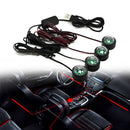 USB Car LED Atmosphere Lamp Decor Sound Control Interior Ambient Star Light Hot