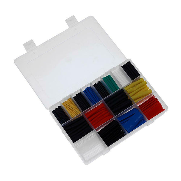 580pcs 2:1 Heat Shrink Tube Tubing Sleeving Wrap Wire Assorted Kit 5 Color A#S