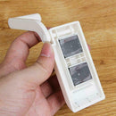 Plastic Magnetic Paper Towel Roll Holder Napkin Rack Kitchen Bath Tool Disp C2V8