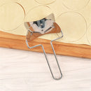Stainless Steel Wraper Dough Presser CutteDumpling Pie Mould Maker Pastry ToolJR