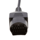17 Pin OBD1 Male To OBD 2 II 16 Pin Female Socket