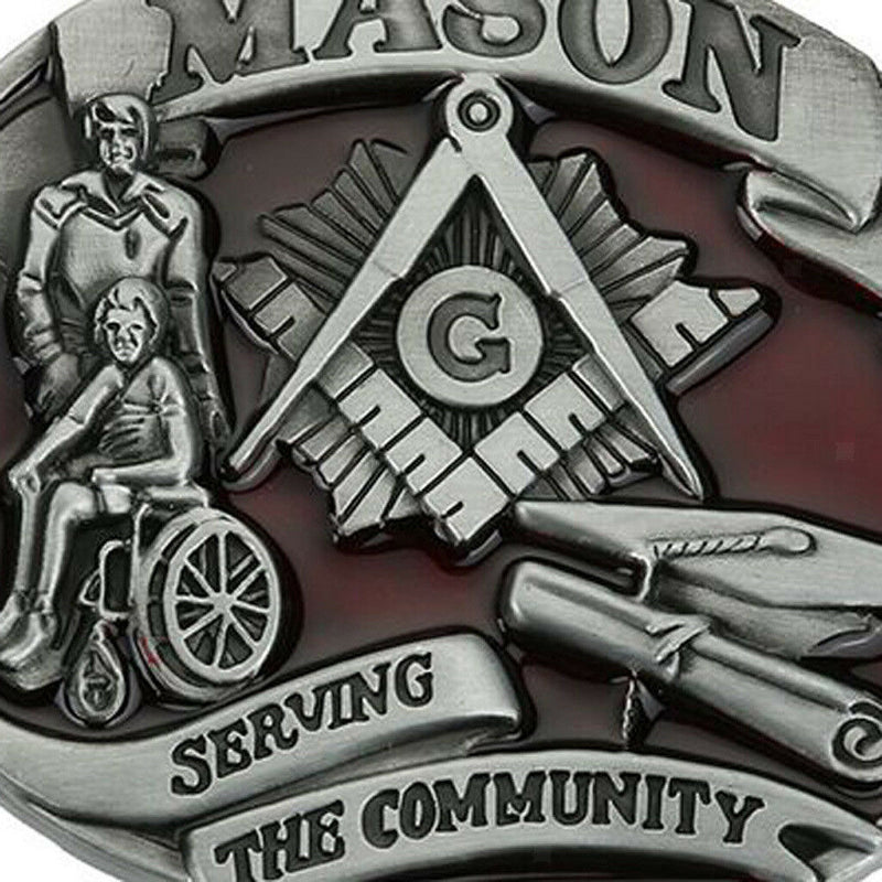 Men's Gift US American Nation Country Mason Belt Buckle USA Freemason Buckle
