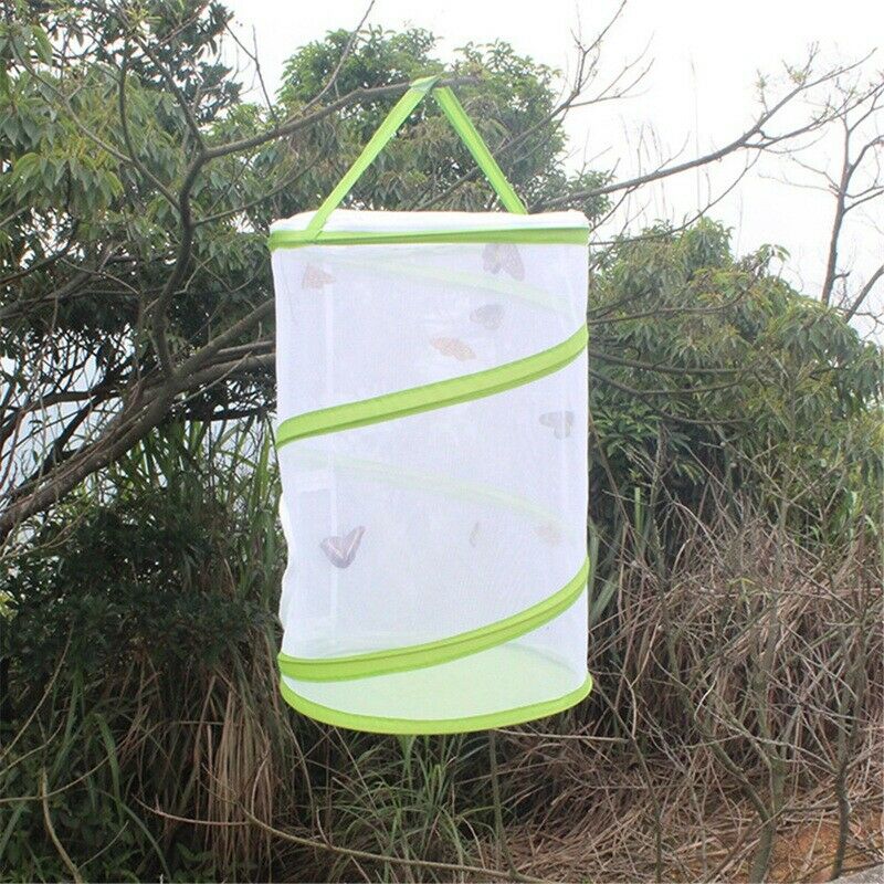 2X(Large Butterfly Cage Insects And Habitat Cage Pvc Pet Mosquito Net Plant