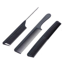 3pcs/Set Anti-Static Carbon Comb Professional Beauty Salon Styling Comb A