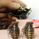 Mens Metal Keyring Retro Led Hand Grenades Super Bright  Flashlight Key Chain