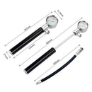 Mini Bike Pump Portable Universal  Air Hand Pumps With Gauge Bracket