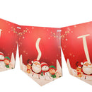 Christmas New Year Theme Party Santa Claus Flag Holiday DecorationsSEAU