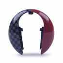 Black Gray Grid Red Key FOB Case Cover fit for 3rd Gen MINI Cooper F55 F56 Hf
