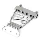 Short Trapeze Tailpiece 4-string Guitar Bridge For  Guitars Chrome