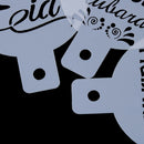 6x Eid Mubarak Coffee Stencil DIY Ramadan Coffee Printing Template Cake DecoA3C
