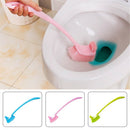 Plastic Long Handle Toilet Bowl Scrub Double Side Bathroom Clean Brush