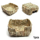 Pet supplies grass nest  rabbit hedgehog hamster small straw M9O0 V9I3