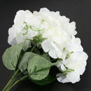 Artificial Hydrangea Flower 5 Big Heads Bouquet (Diameter 7" each head) Cre F6U7