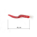 50X Soft Red Earthworm Freshwater Fishing Baits Worm Lures Crankbaits  CVD