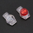 55 Pieces Gel Splice UR Connector 3 Port Wire Connectors Red+Clear S8R7