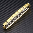 Couple Germanium Titanium Steel Elastic Bracelet Stretch Bracelet Bangle Fo T3K4