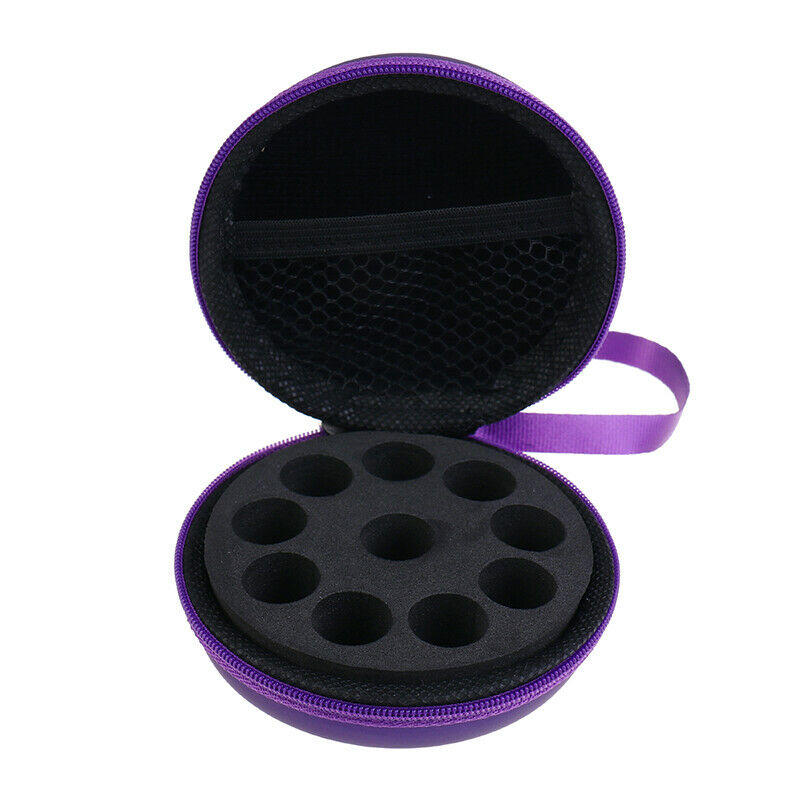 10 Bottles 1-2ml Essential Oil Case Storage Bag Oil Travel Portable CarryB Bj