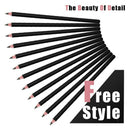 Lots 10pcs Double Ended Marker Pen with 12pcs/ Kit Tattoo Stencil Pencils